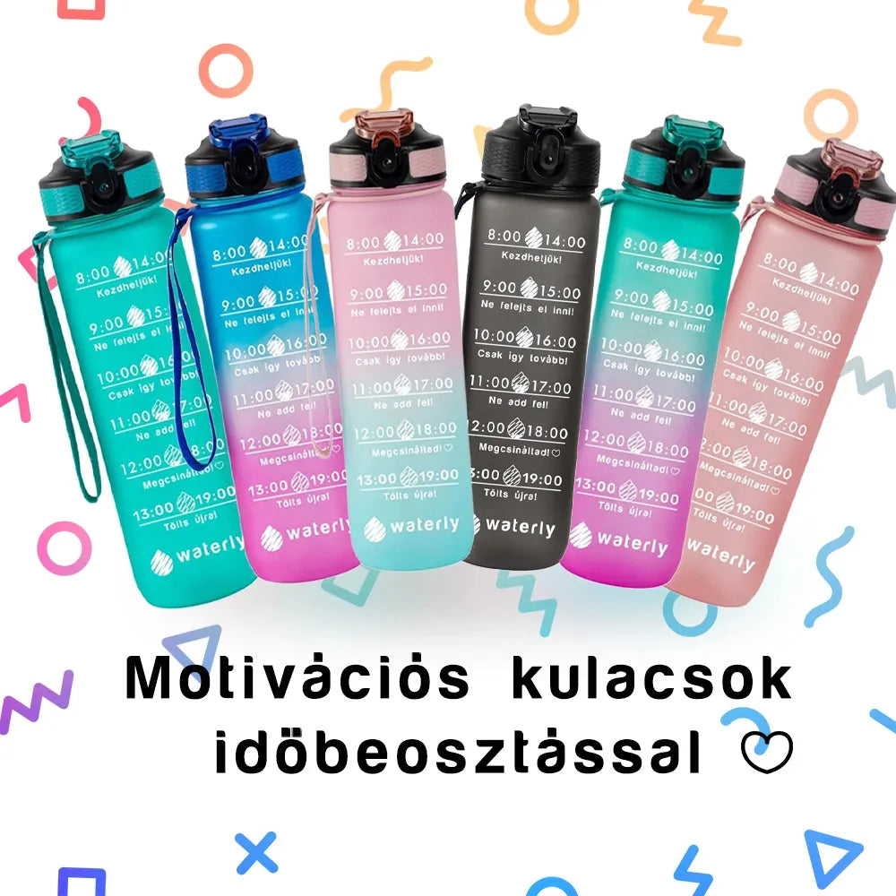 Motivációs Kulacs magyar felirattal